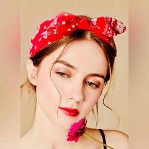 Women’s Multi-Color Paisley Bow Headband – Bosimi Style